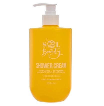 Sol Beauty Shower Cream in Salted Caramel Vanilla Scent